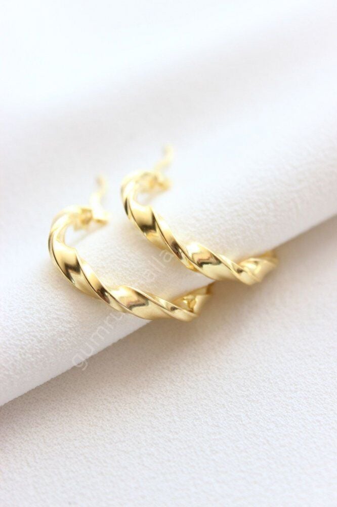 Gold Burma Küpe