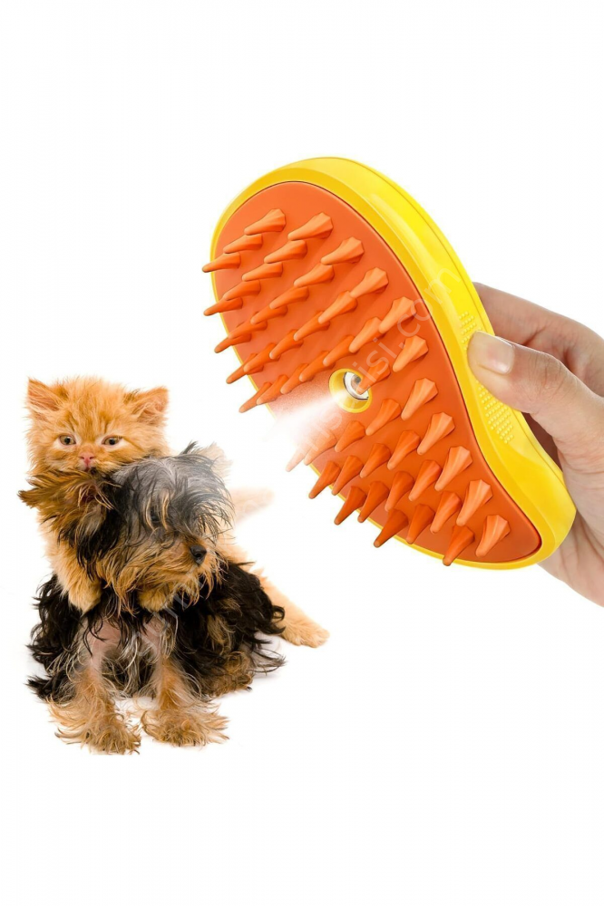 Buharlı Kedi Köpek Tarağı Yeni Nesil Tüy Alma Tarağı