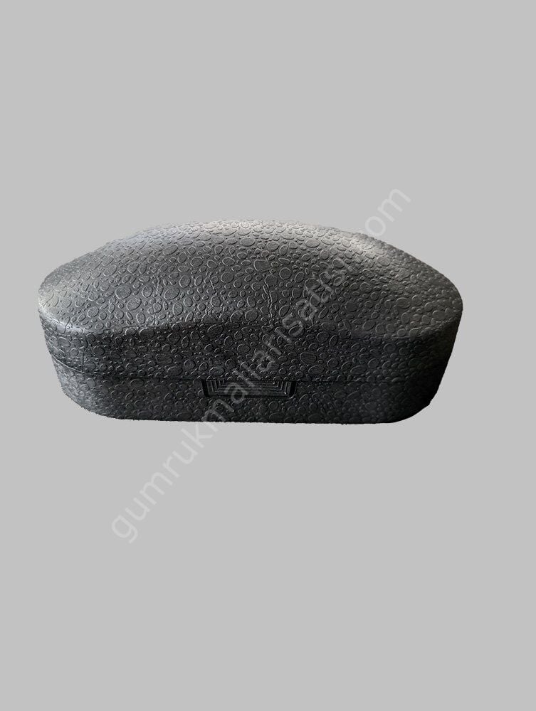 Siyah Desenli Geniş Gözlük Kutusu