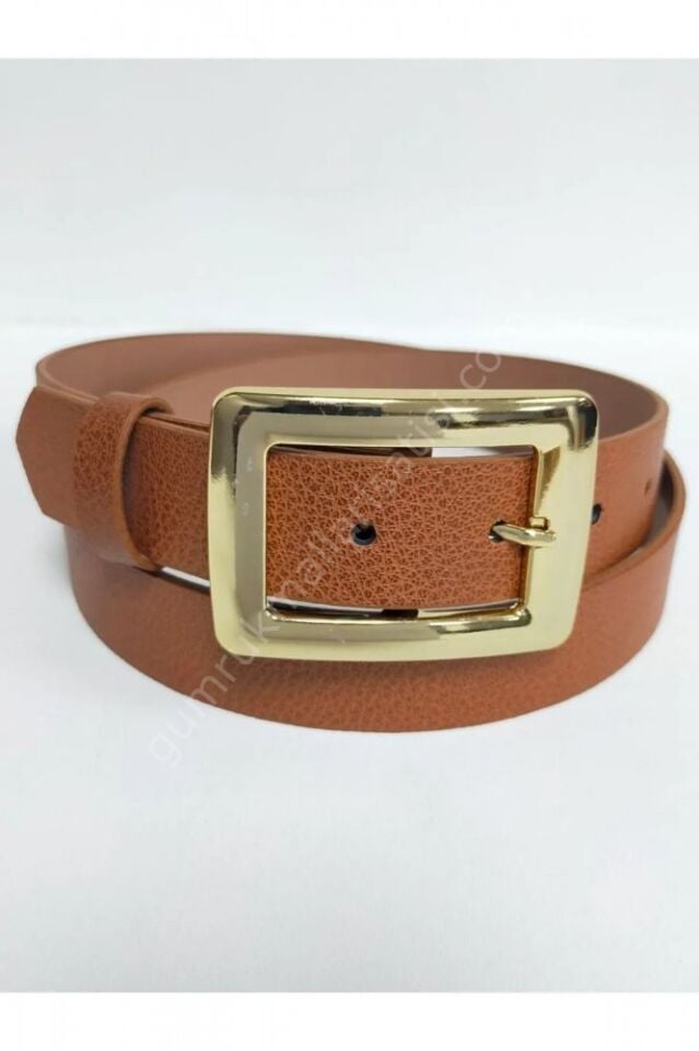 Şık Taba Rengi Kemer