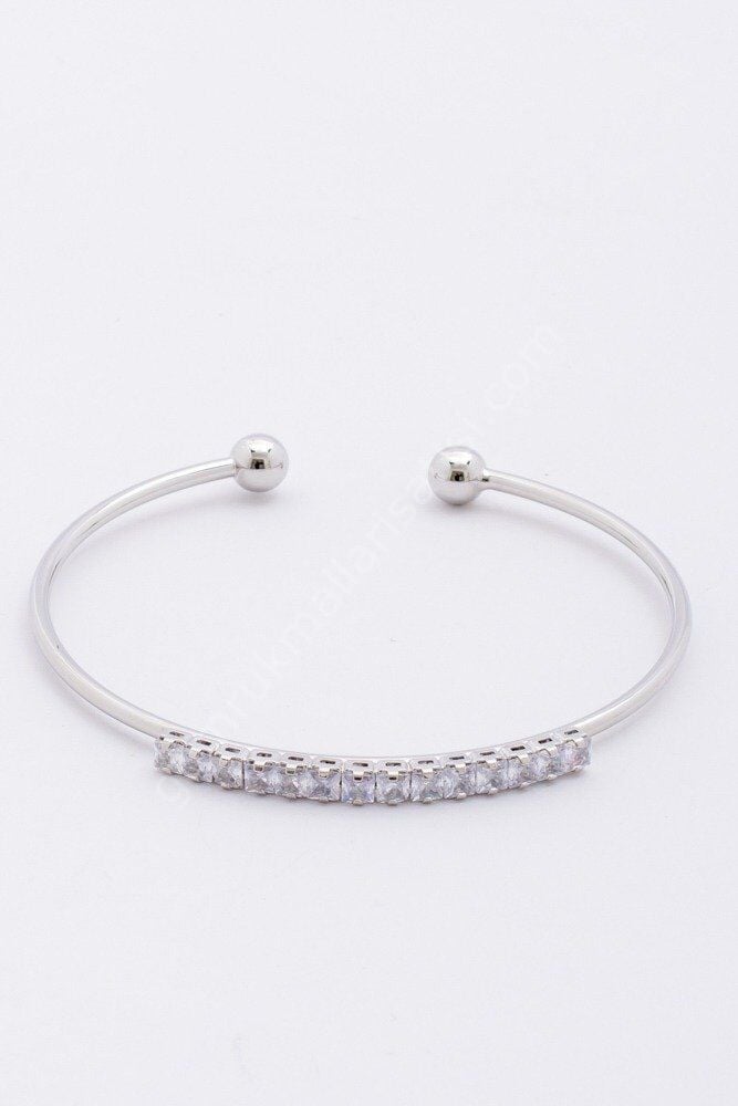 Açık Uçlu Gümüş Bilezik