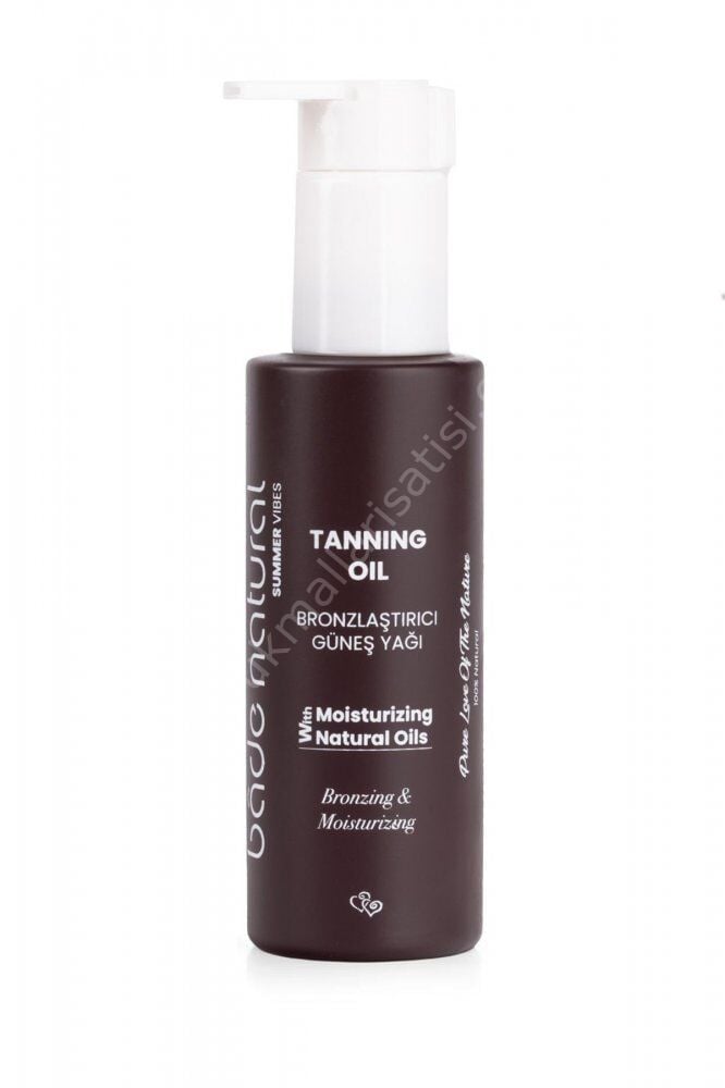 Bade Doğal Natural Bronzlaştırıcı Ve Nemlendirici Güneş Yağı 100 Ml