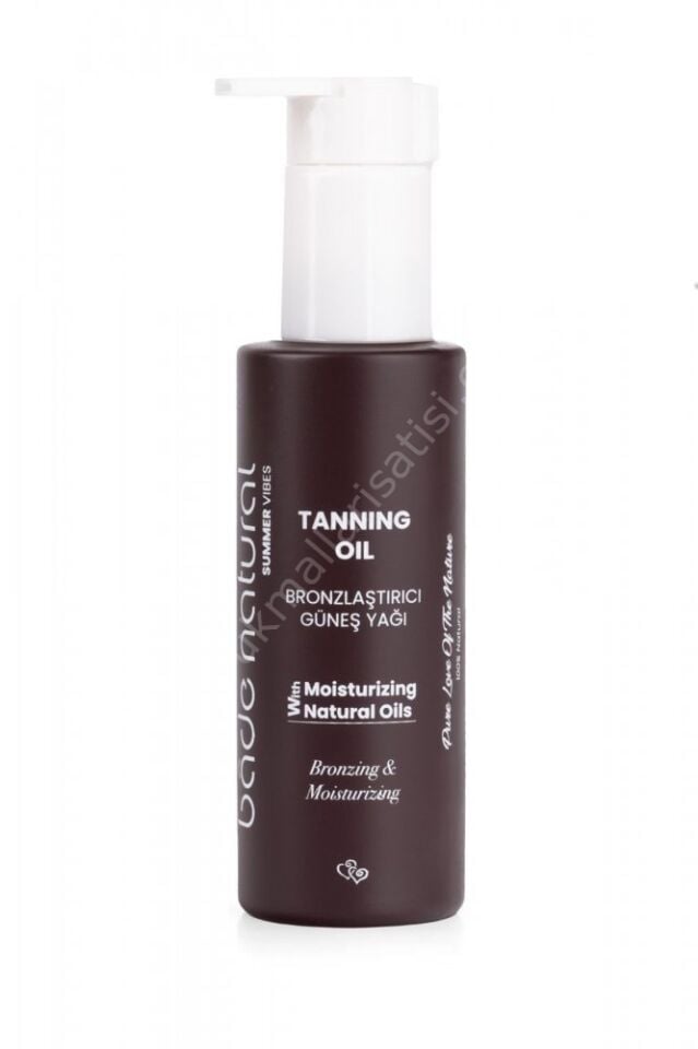 Bade Doğal Natural Bronzlaştırıcı Ve Nemlendirici Güneş Yağı 100 Ml