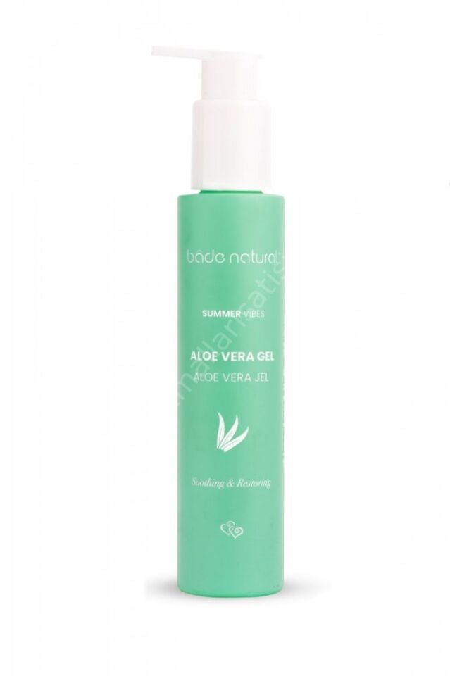 Bade Natural Aloe Vera Jel Güneş Sonrası Nemlendirici %100 Doğal 100 ml