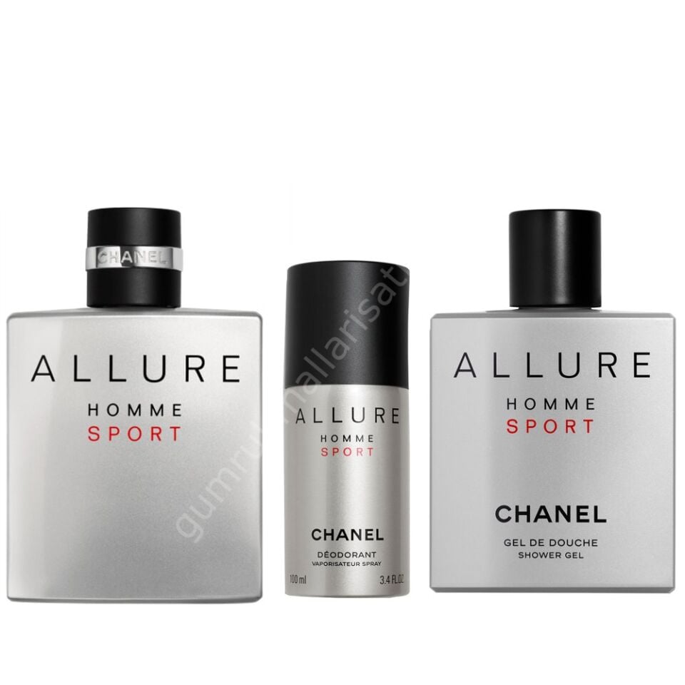 Chanel Allure Homme Sport Erkek Bakım Seti