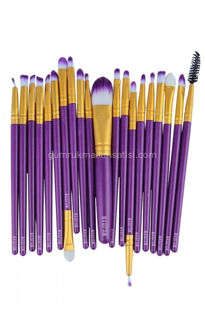 20'li Makyaj Fırça Seti Mor