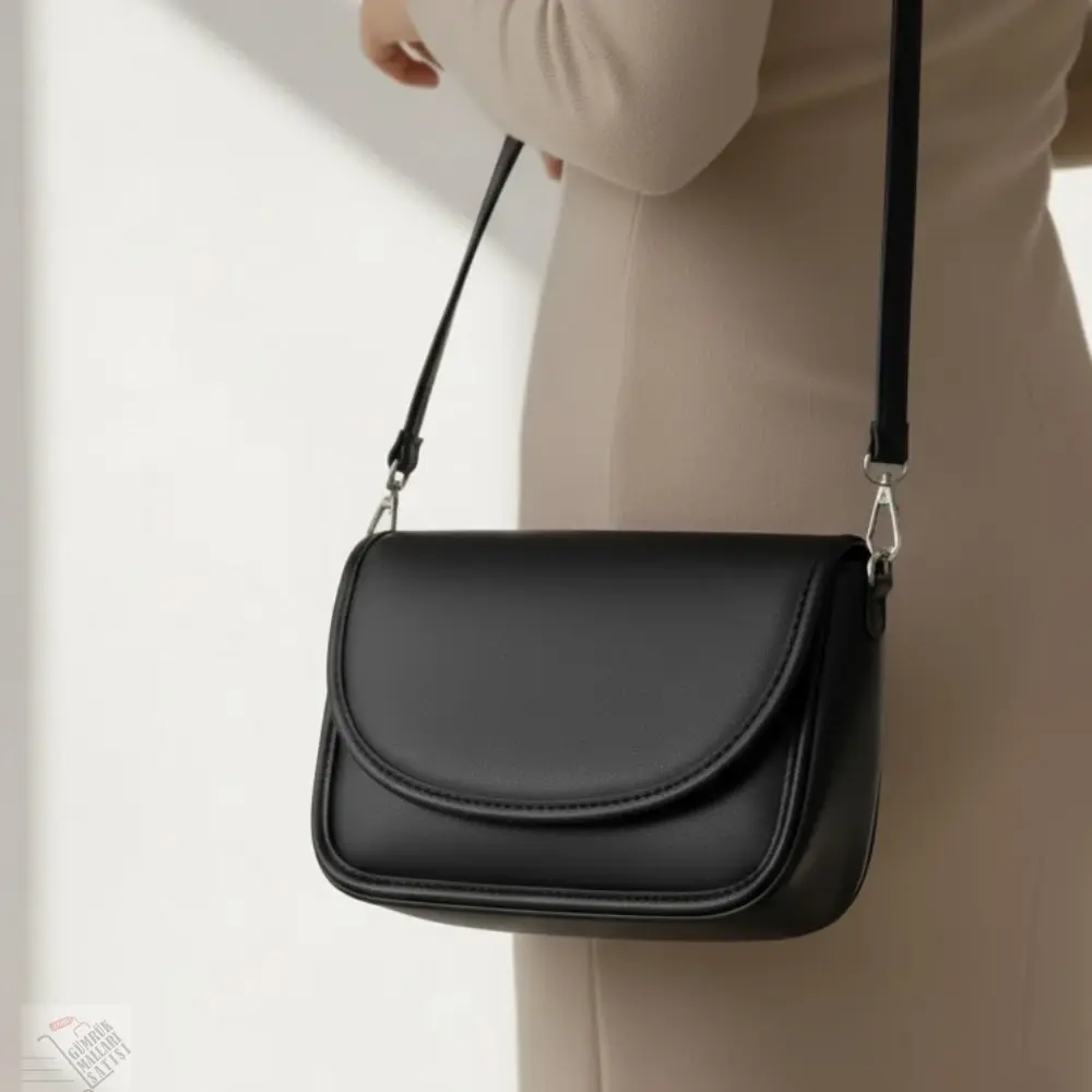Siyah Kadın Omuz Çantası