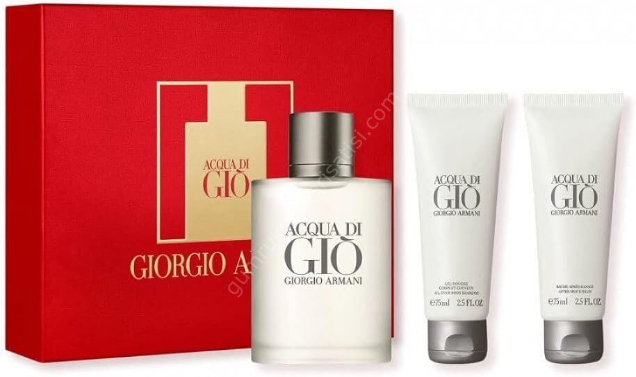 Giorgio Armani Acqua Di Gio Edt Erkek Parfüm Seti 100 Ml