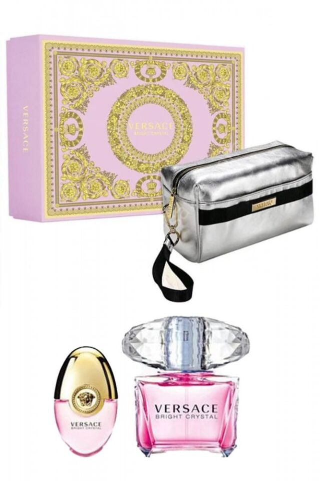 Versace Bright Crystal Edt Kadın Parfüm Seti 90 Ml
