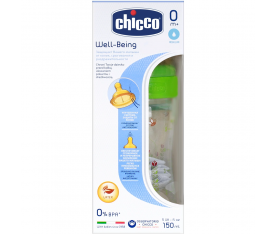 Chicco Pp Biberon 150 ml Kaucuk Yeşil 0+