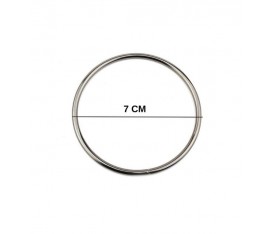 Metal Halka Çanta Halkası 7 CM (2 Adet) Gold