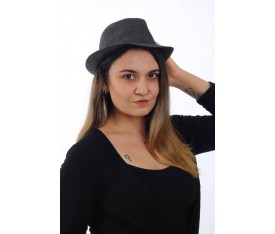 Siyah Renk Kadın Şapka